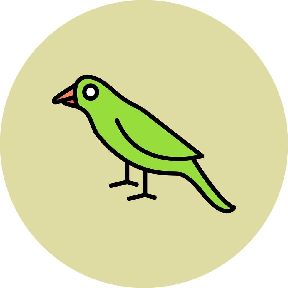 Papagei-Vektor-Symbol vektor