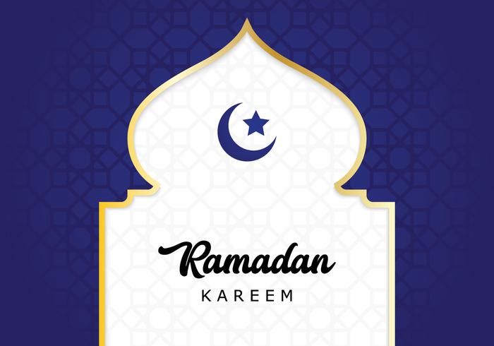 Ramadan-Grußkarte vektor