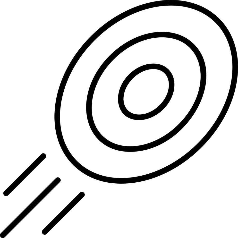 Frisbeescheibe Vektor Symbol