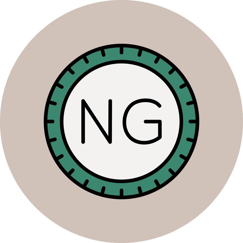 Nigeria wählen Code Vektor Symbol