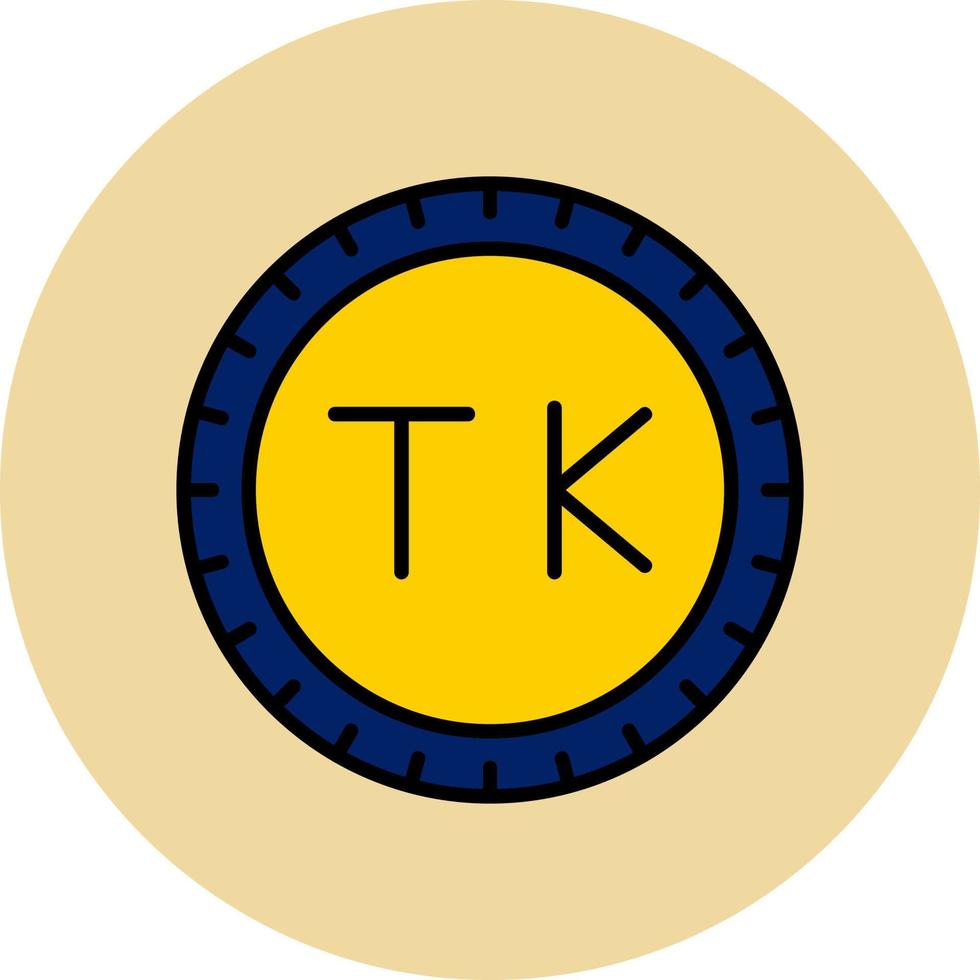 tokelau wählen Code Vektor Symbol