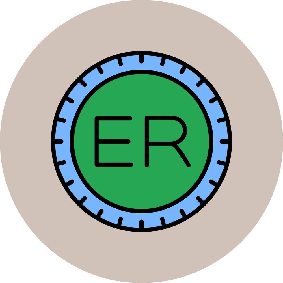 eritrea wählen Code Vektor Symbol