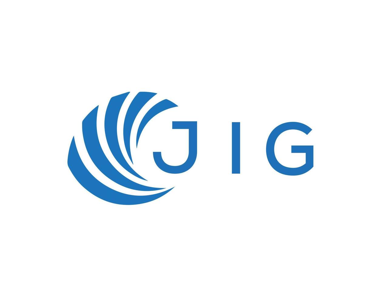 jigg abstrakt företag tillväxt logotyp design på vit bakgrund. jigg kreativ initialer brev logotyp begrepp. vektor