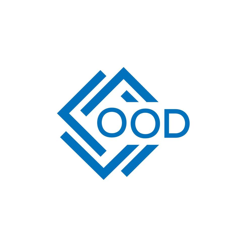 ood brev logotyp design på vit bakgrund. ood kreativ cirkel brev logotyp begrepp. ood brev design. vektor