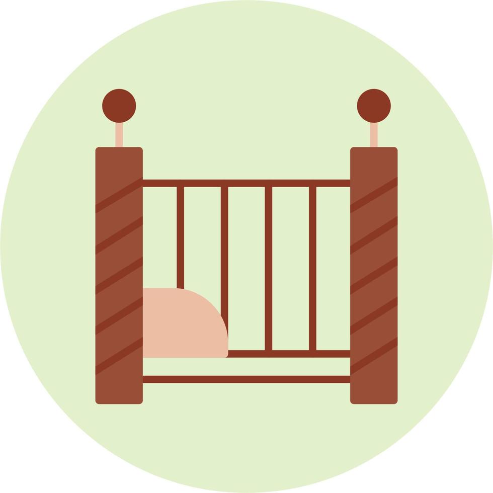 Kinderbett Vektor Symbol