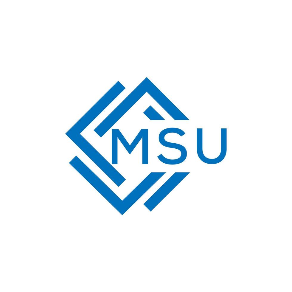 msu Brief Design. vektor