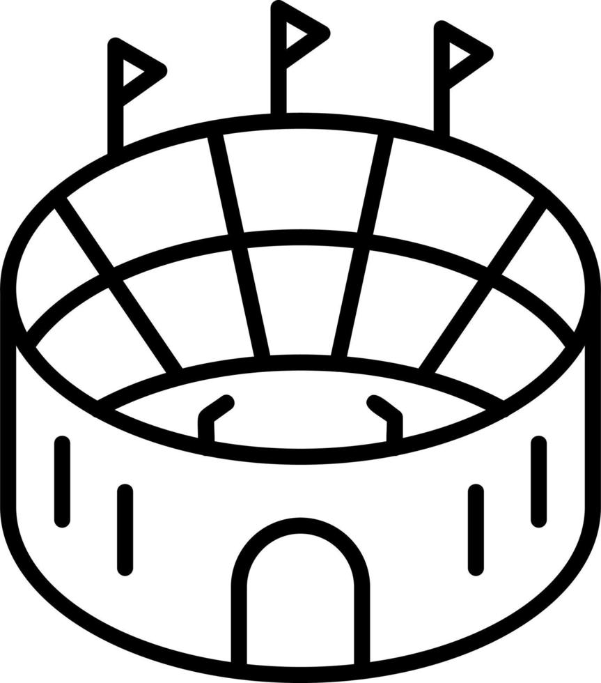 stadion vektor ikon