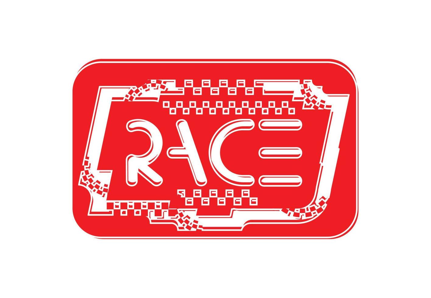 Rennen Logo und Symbol Design Vorlage 4 vektor