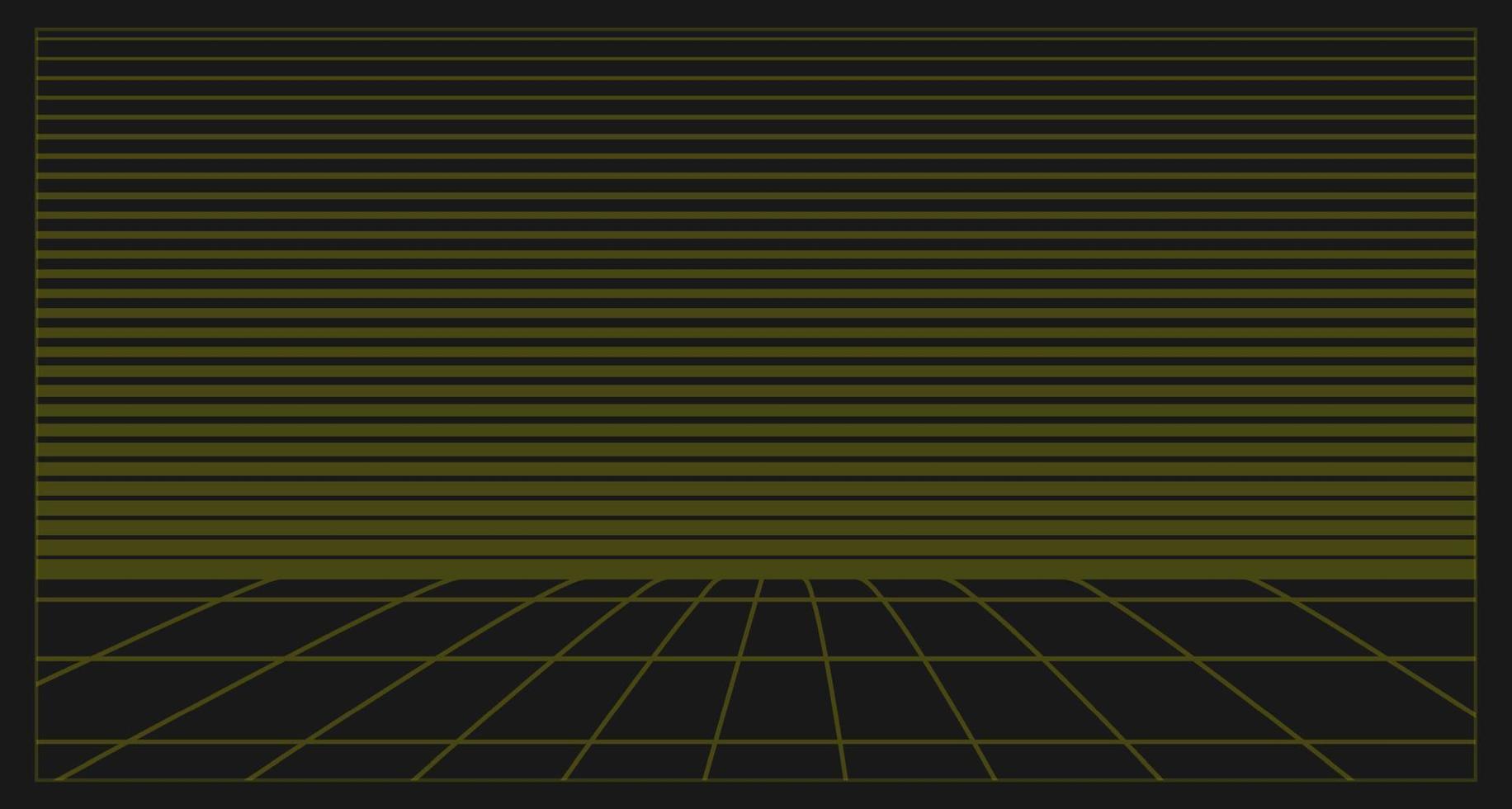 schwarz 3d Drahtmodell Gitter Linie Hintergrund vektor