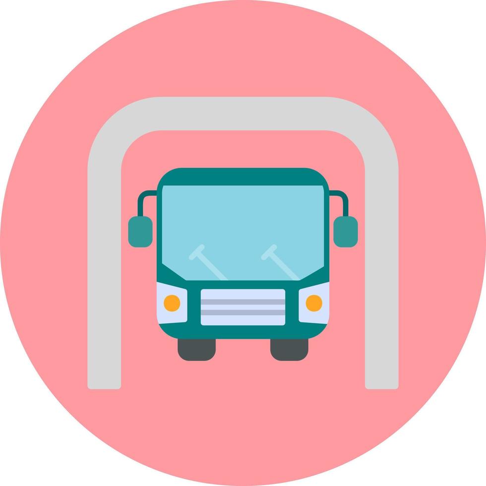 Bus unter Tage Vektor Symbol