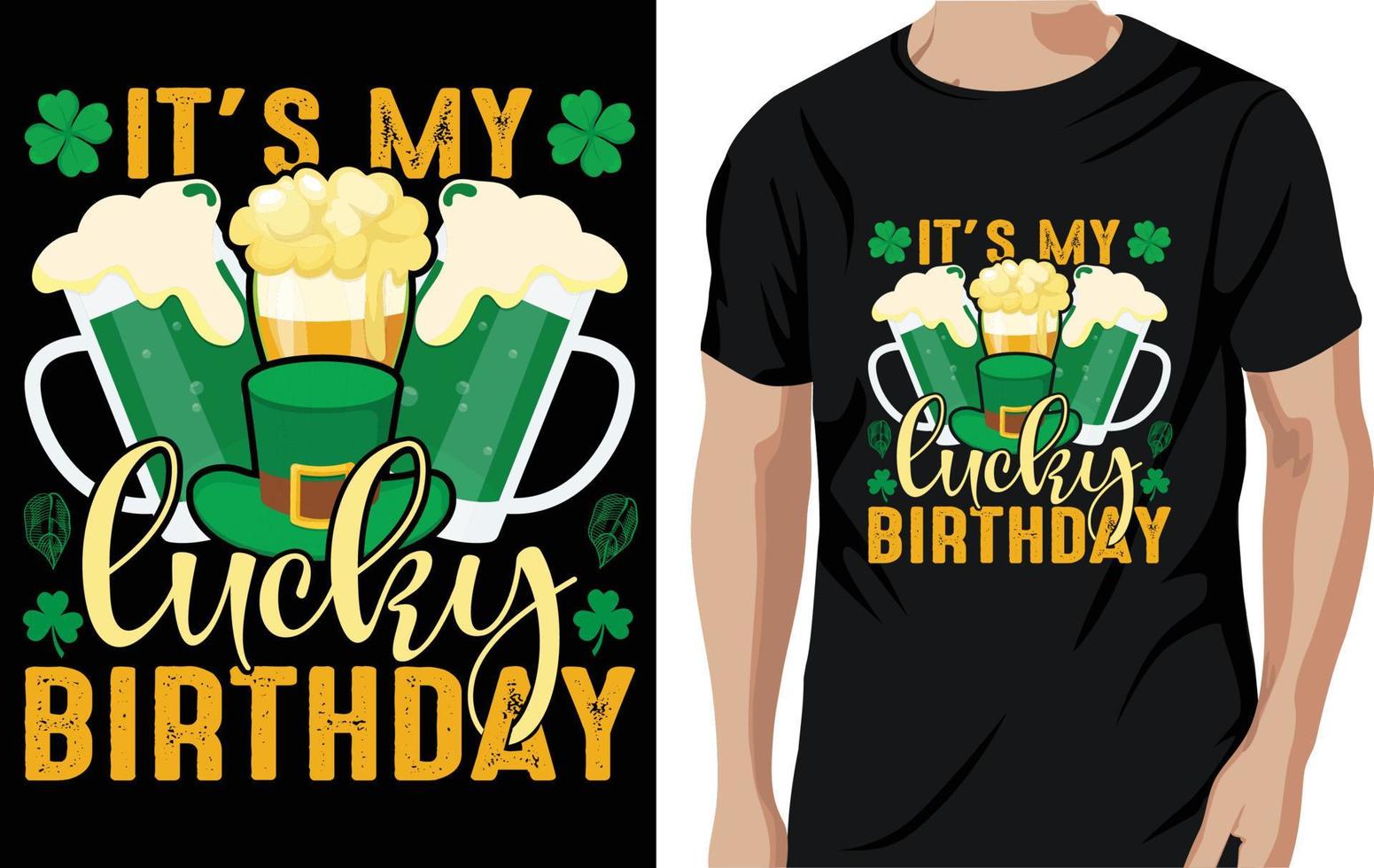 st. Patrick's Day T-Shirt-Design vektor