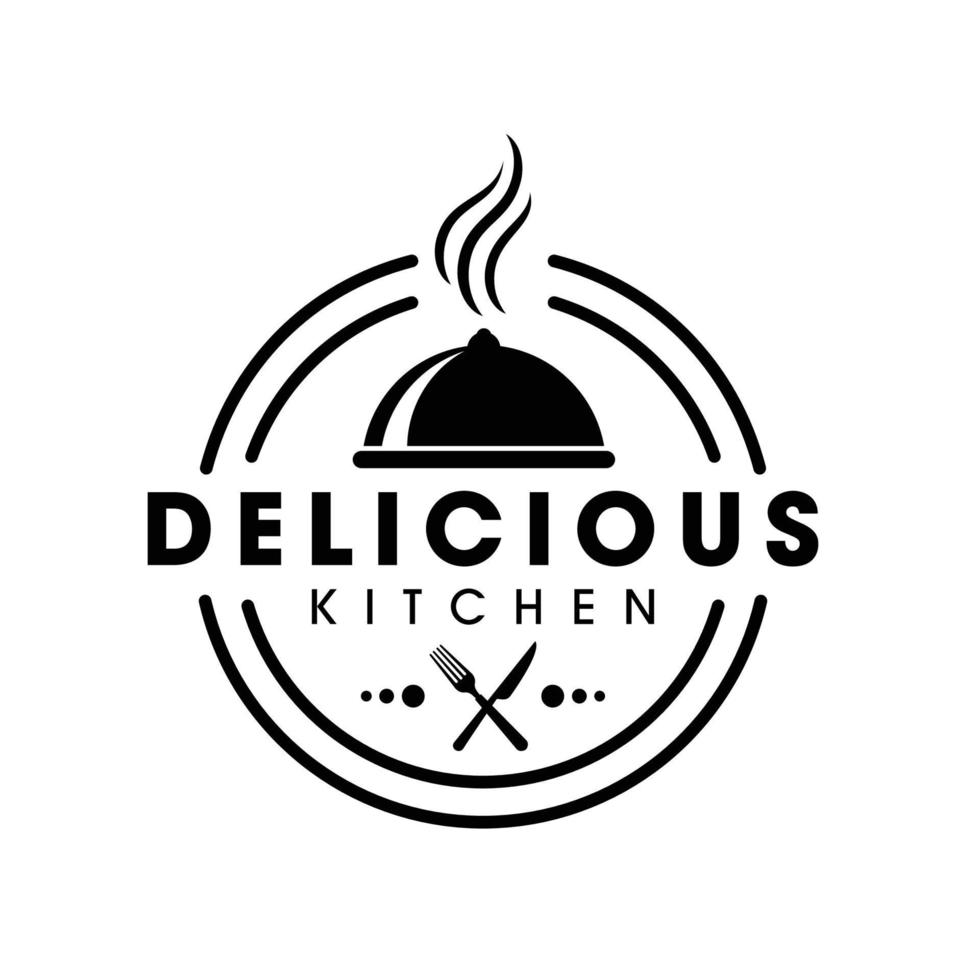 Kochen und Koch Logo Design Vektor