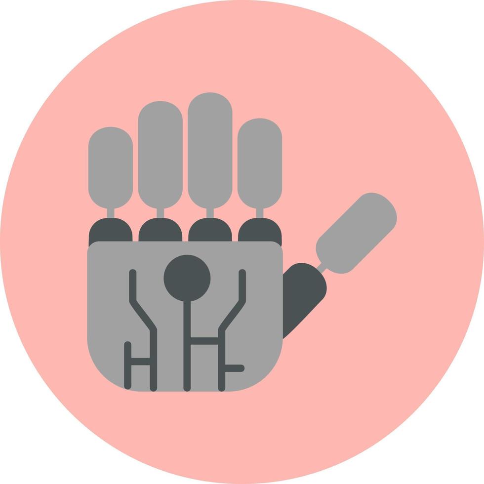 Roboter Hand Vektor Symbol