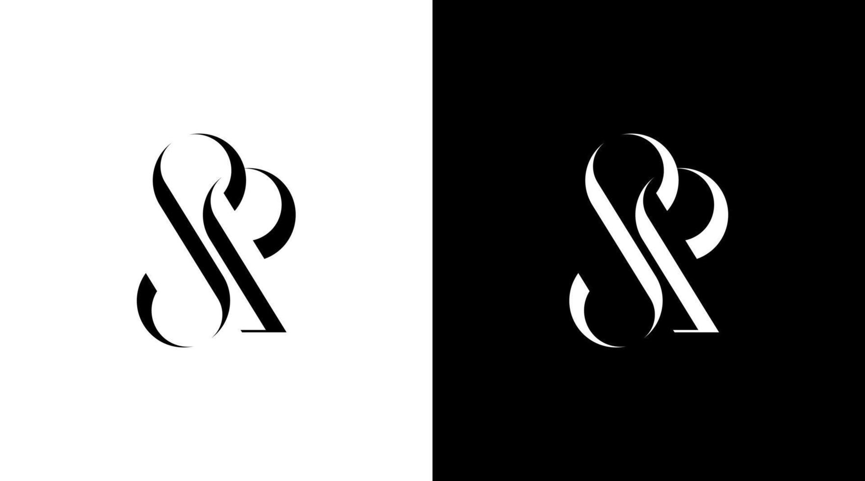Brief sp Logo Mode bekleidung Vektor Monogramm Initiale Symbol Stil Design Vorlage