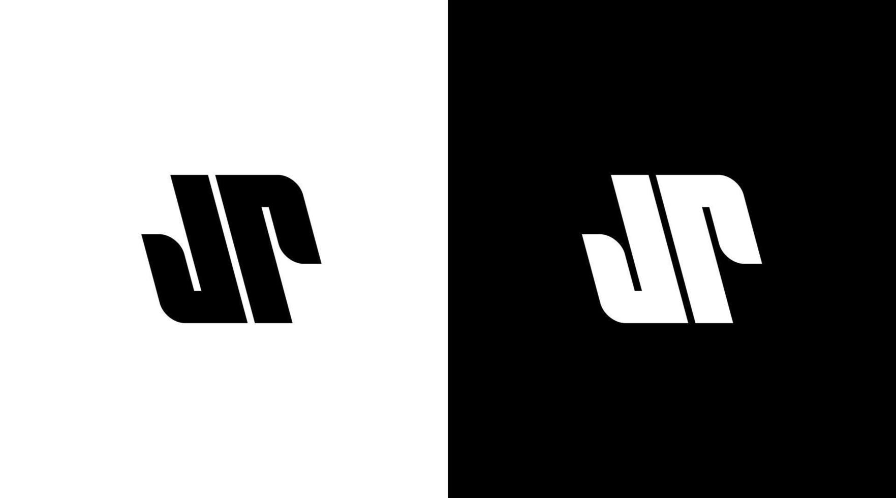 brev jr junior logotyp design första vektor monogram ikon stil mall