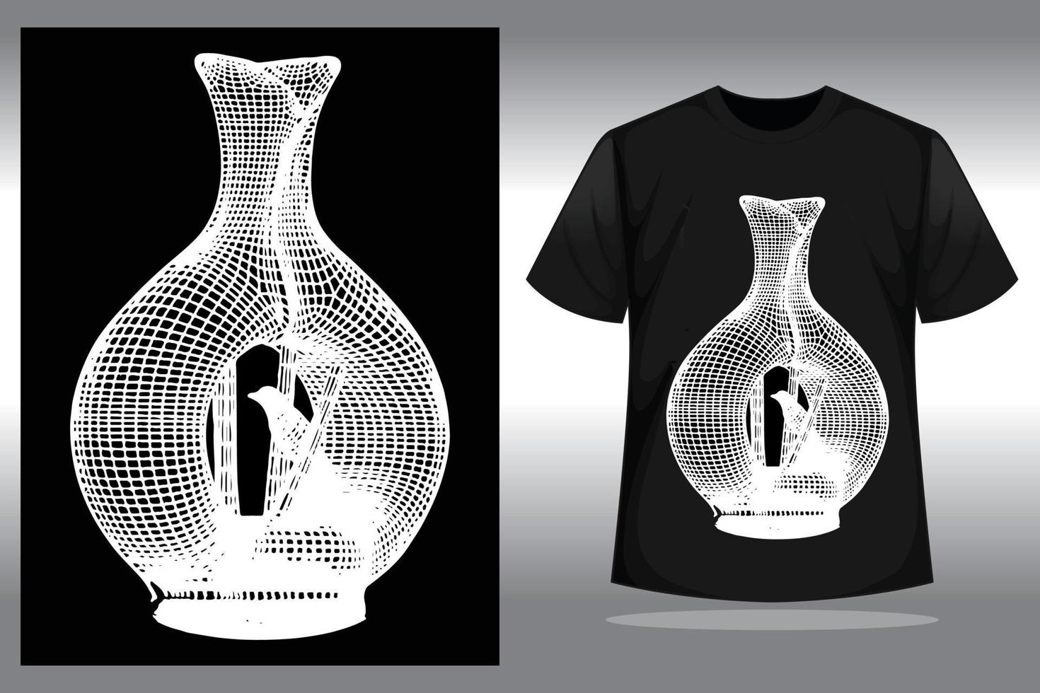 vektor illustration av ett abstrakt t-shirt design, lämplig för din företag t-shirt design