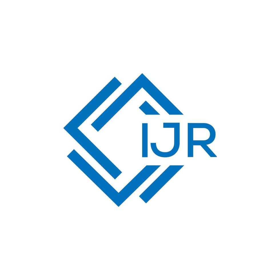 ijr brev logotyp design på vit bakgrund. ijr kreativ cirkel brev logotyp begrepp. ijr brev design. vektor