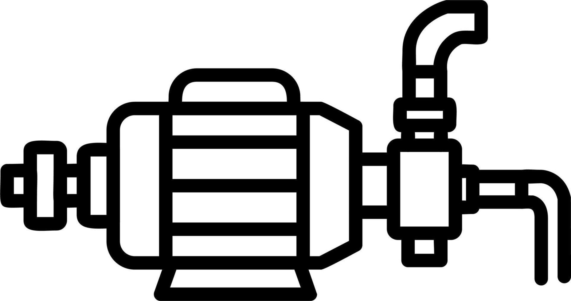 Vektorsymbol für Wasserpumpe vektor