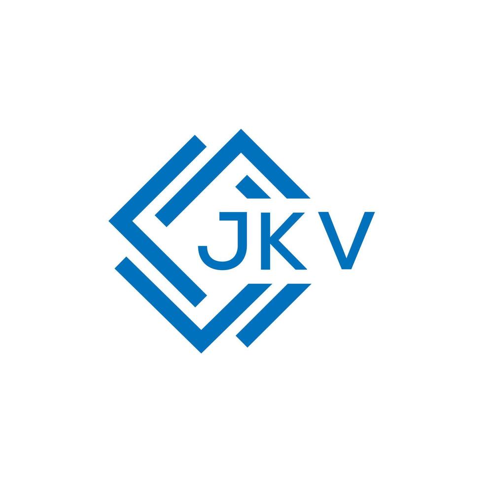 jkv Brief Logo Design auf Weiß Hintergrund. jkv kreativ Kreis Brief Logo Konzept. jkv Brief Design. vektor