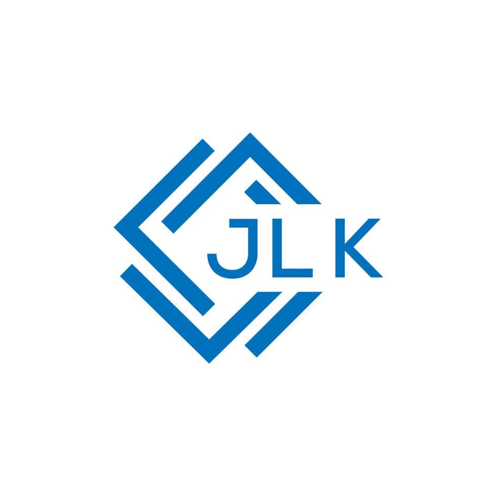 jlk Brief Logo Design auf Weiß Hintergrund. jlk kreativ Kreis Brief Logo Konzept. jlk Brief Design. vektor