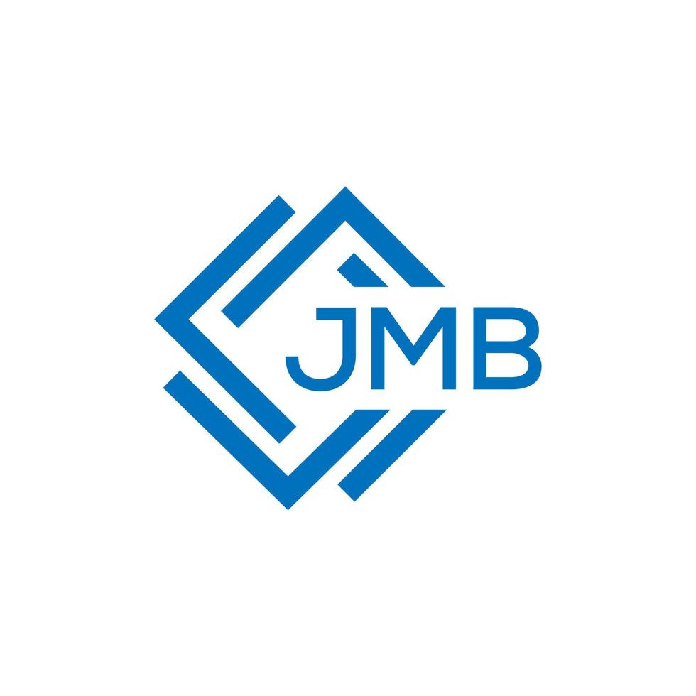 jmb Brief Logo Design auf Weiß Hintergrund. jmb kreativ Kreis Brief Logo Konzept. jmb Brief Design. vektor