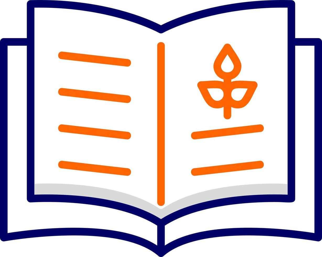 Biologie Buch Vektor Symbol