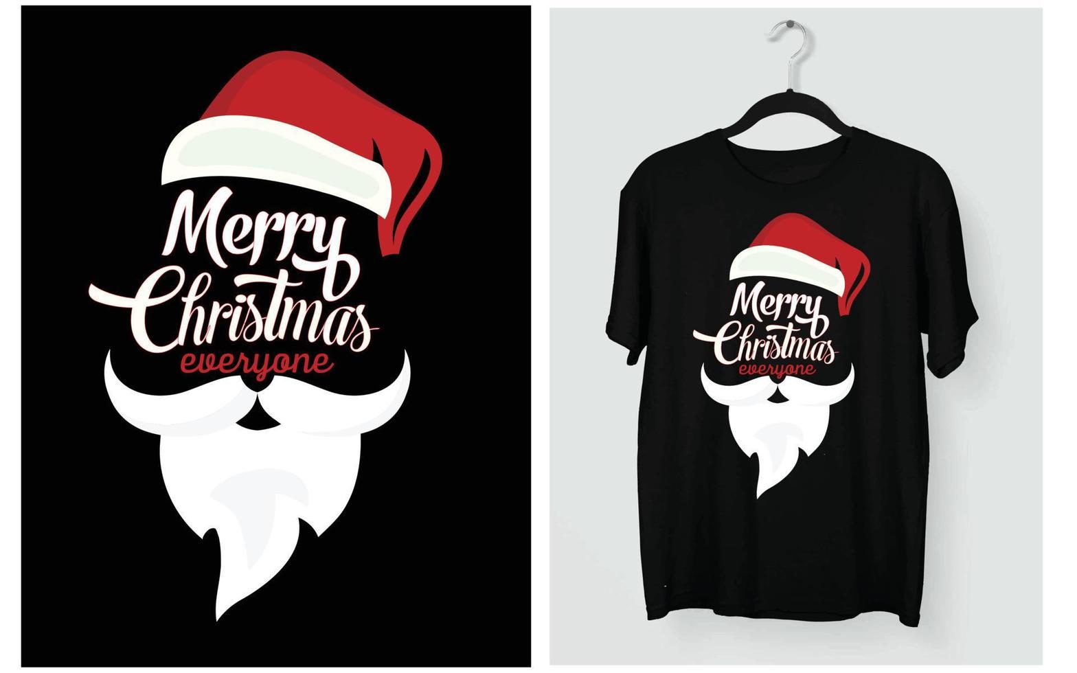 god jul t-shirt design vektor