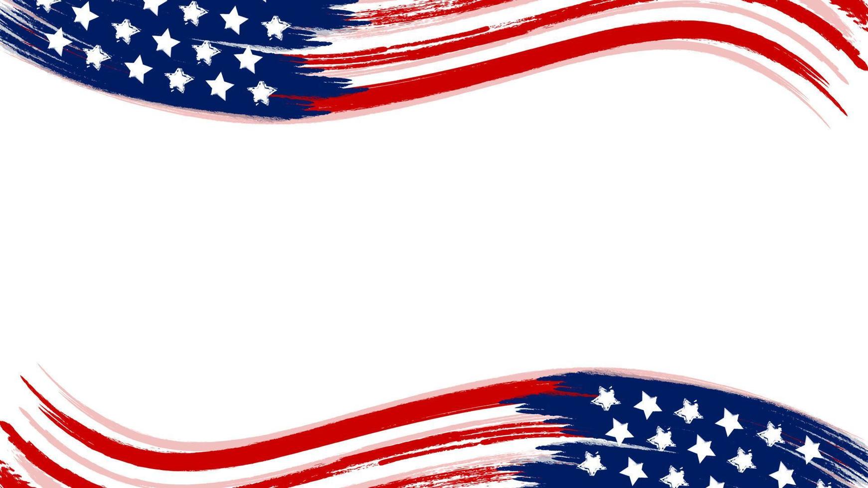 USA Flagge Vektor mit Kopieren Raum