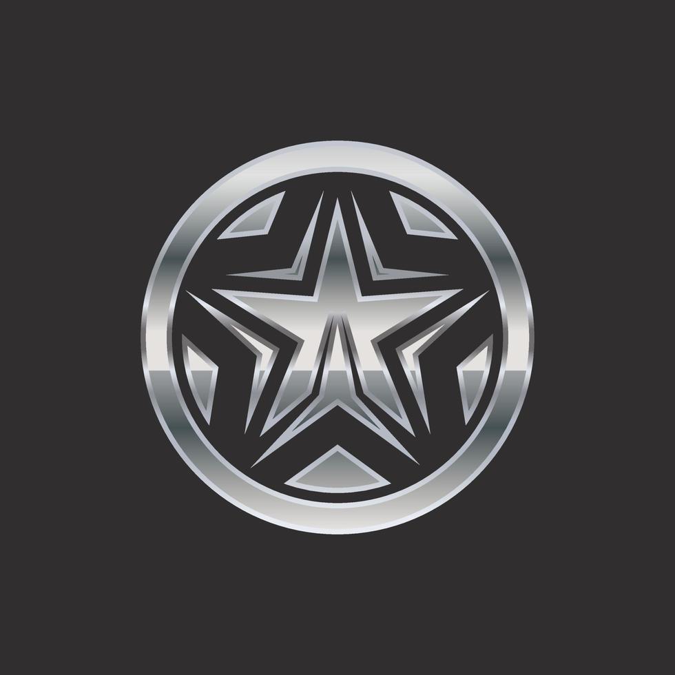 Star Logo - - Vektor Logo Konzept Illustration.