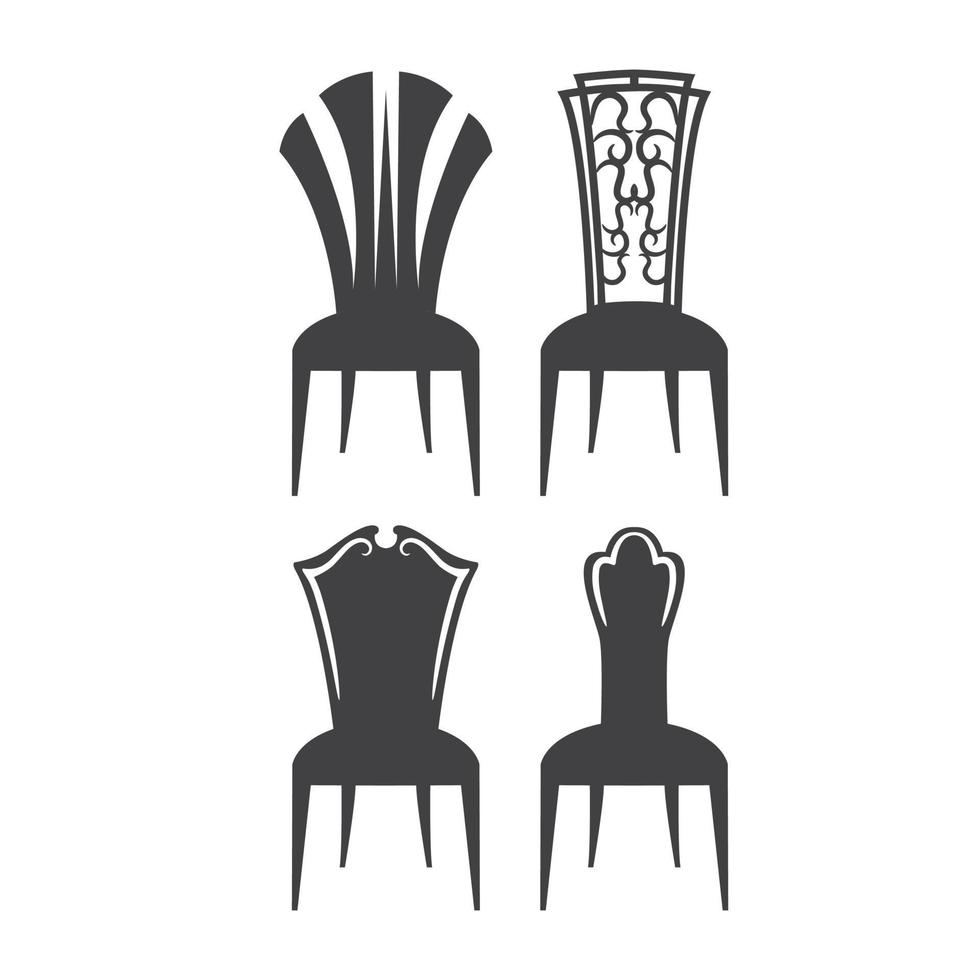 möbel logotyp med stol begrepp. detta logotyp är idealisk för ett möbel företag, interiör design företag, dekor expert, produktion företag, etc. vektor illustration