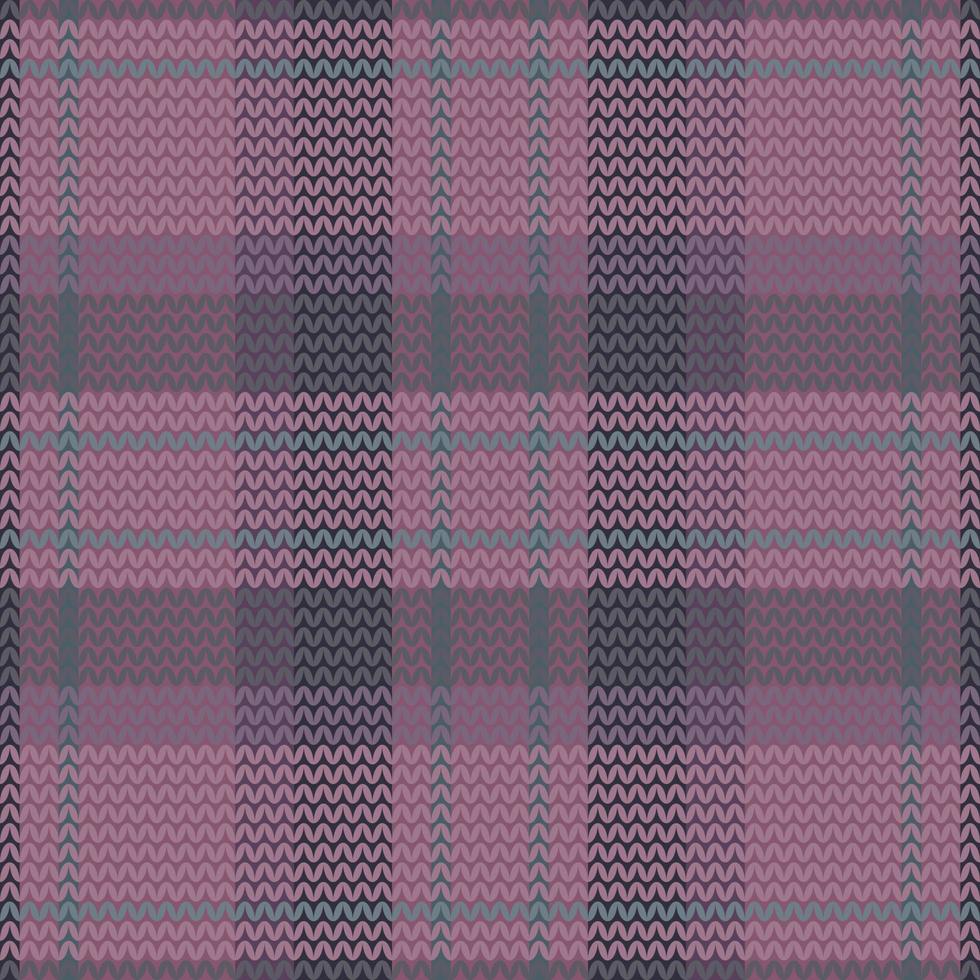 Tartan-Plaid mit Nachtfarbmuster. vektor