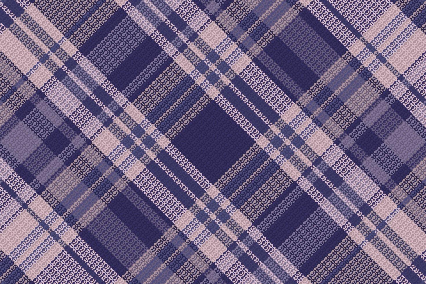 Tartan-Plaid mit Nachtfarbmuster. vektor