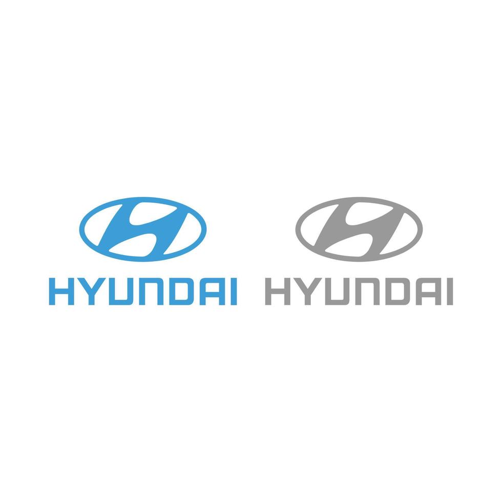 hyundai logotyp vektor, hyundai ikon fri vektor