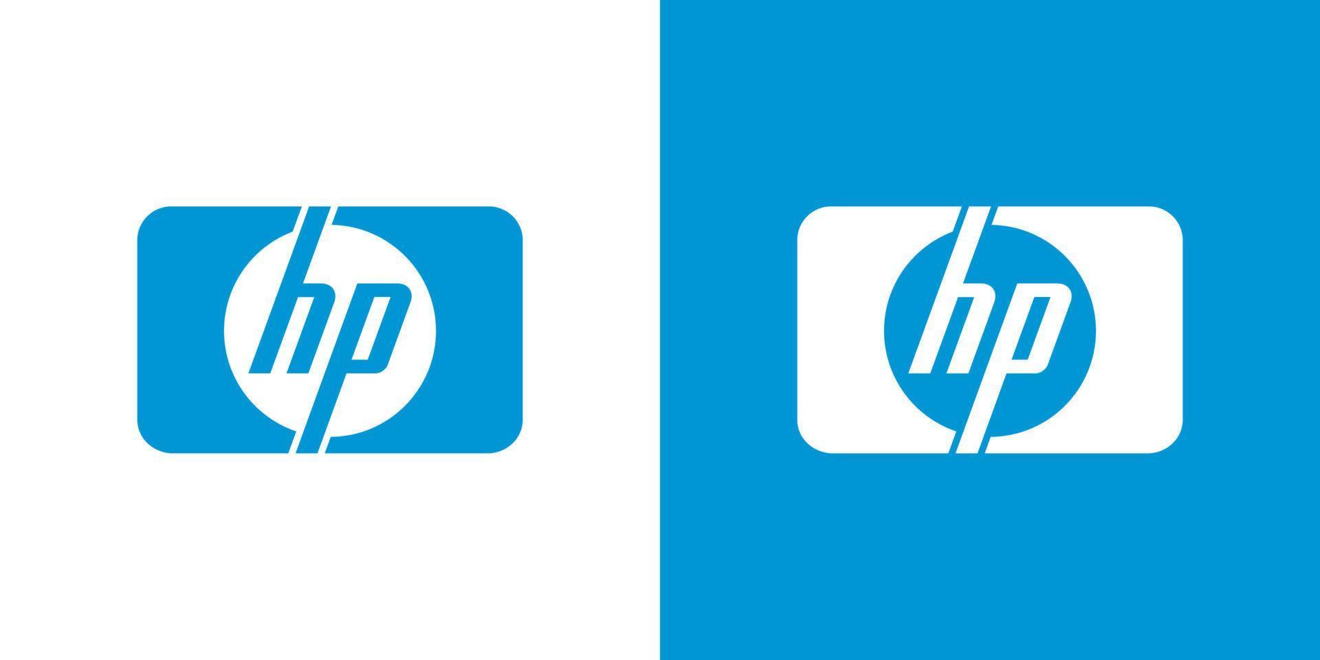 hp logotyp vektor, hp ikon fri vektor