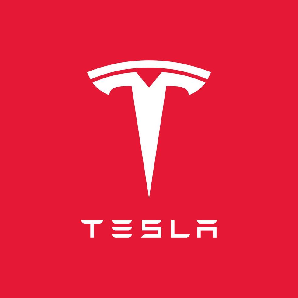 tesla logotyp vektor, tesla ikon transparent png vektor