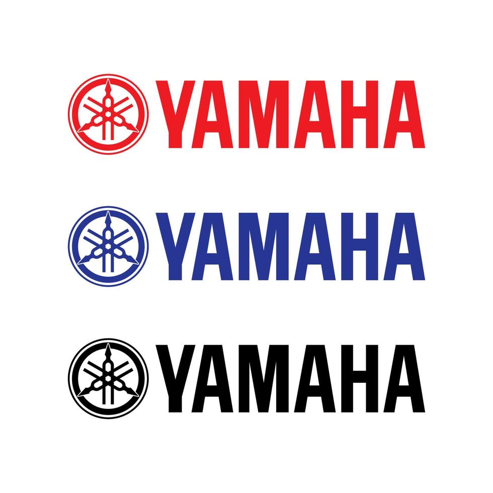 Yamaha logotyp vektor, Yamaha ikon fri vektor