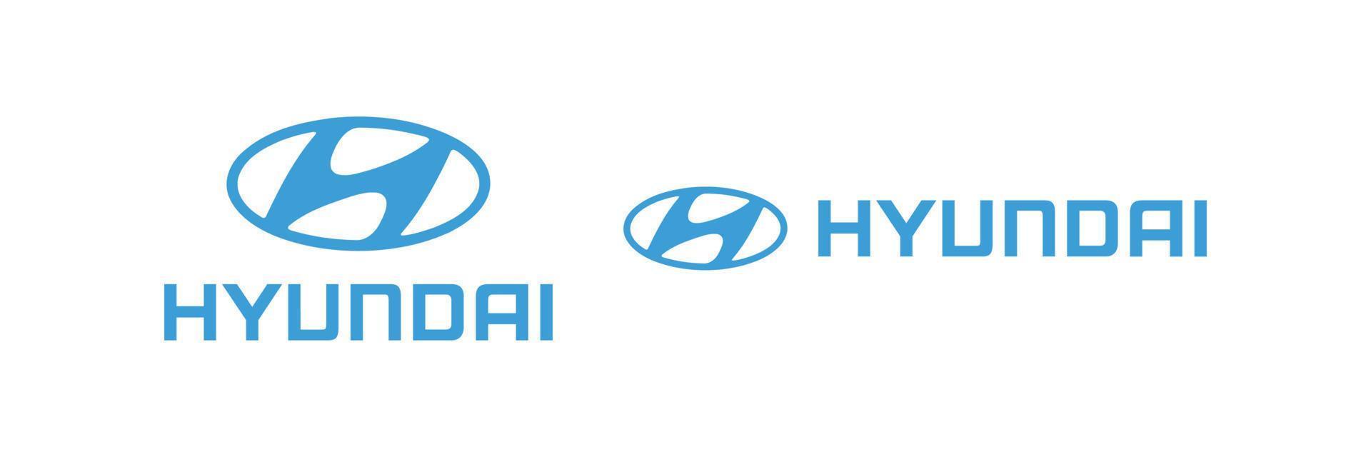 hyundai logotyp vektor, hyundai ikon fri vektor