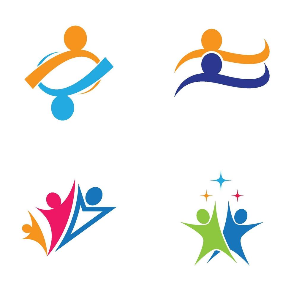 Community Care Logo Bilder Design vektor