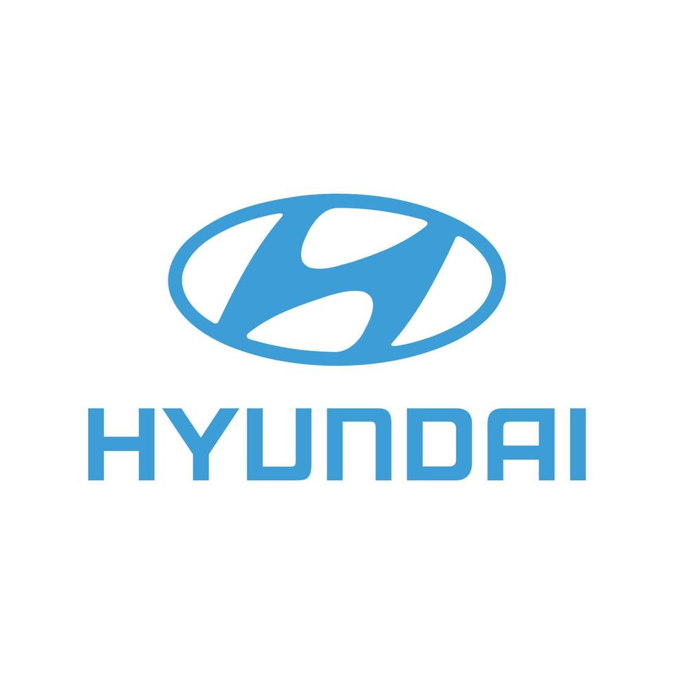 hyundai logotyp vektor, hyundai ikon fri vektor