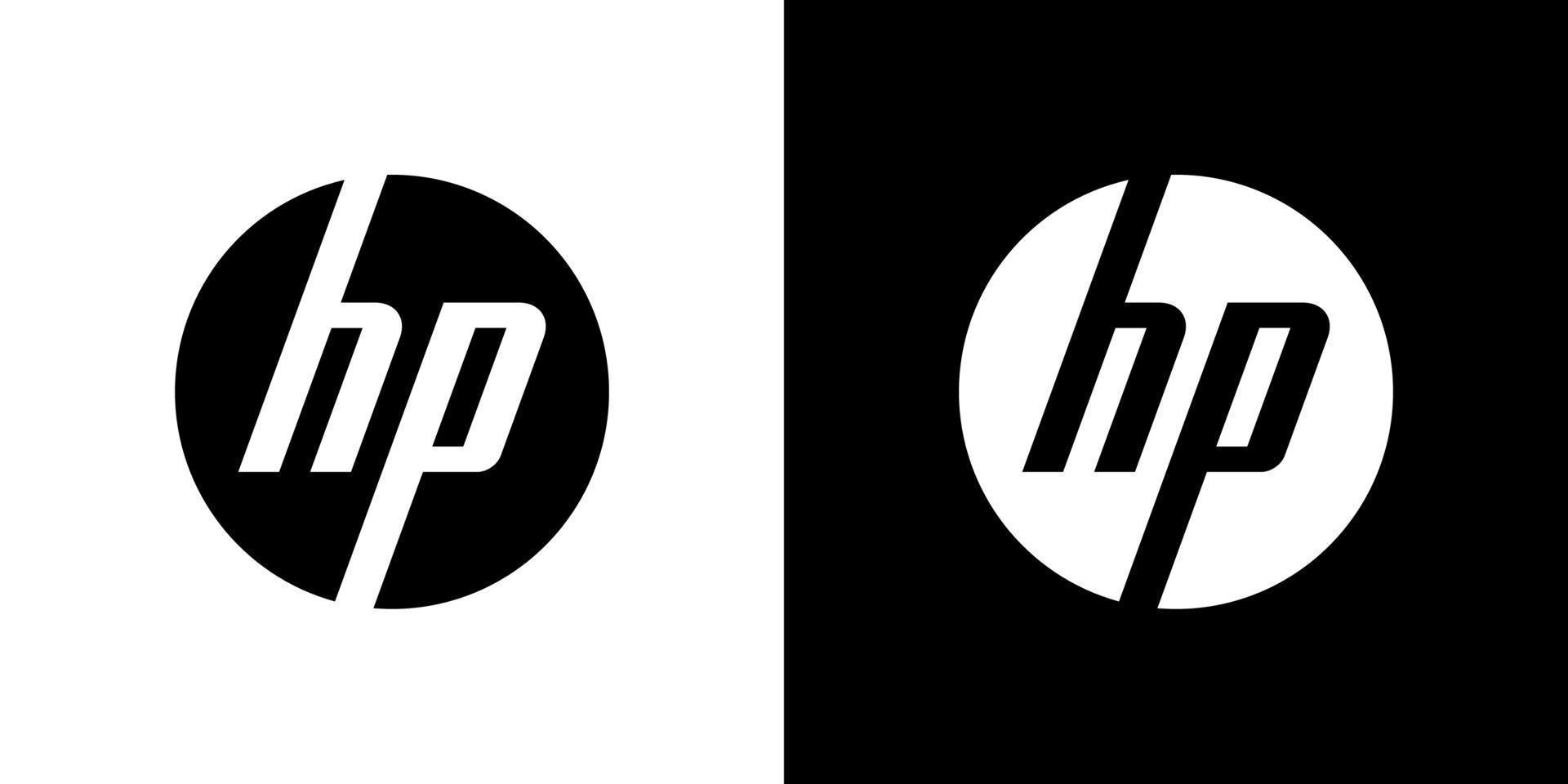 hp logotyp vektor, hp ikon fri vektor
