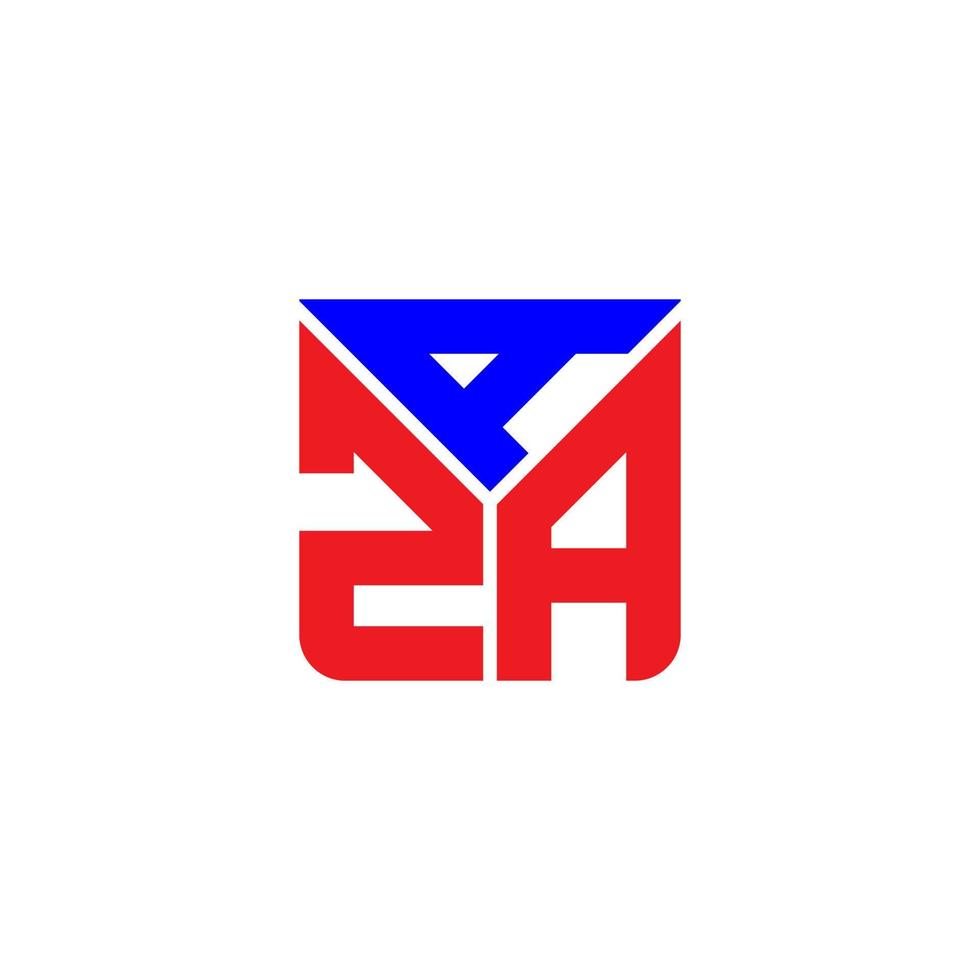 aza letter logo kreatives design mit vektorgrafik, aza einfaches und modernes logo. vektor