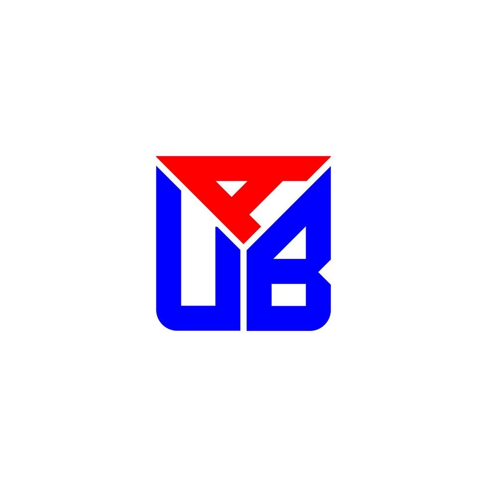 aub brev logotyp kreativ design med vektor grafisk, aub enkel och modern logotyp.