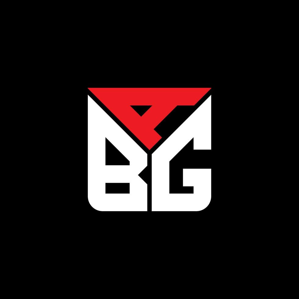 abg Letter Logo kreatives Design mit Vektorgrafik, abg einfaches und modernes Logo. vektor