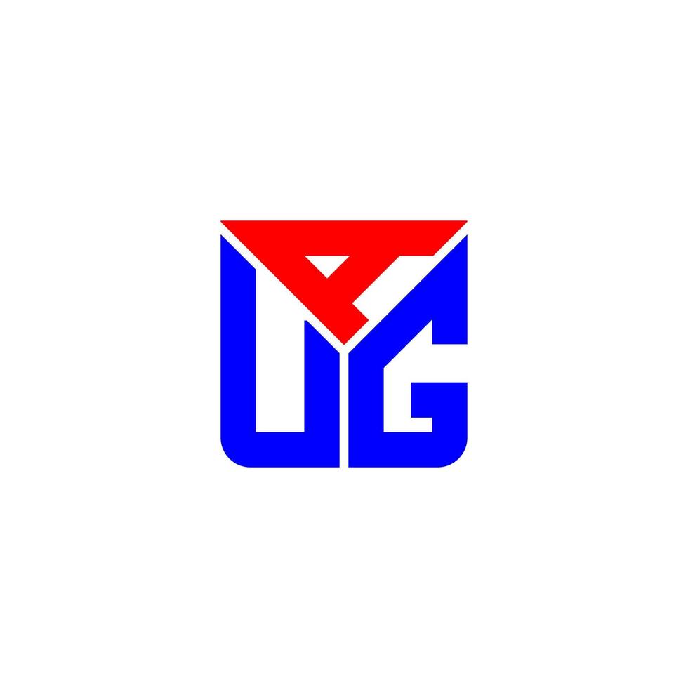 aug buchstabe logo kreatives design mit vektorgrafik, aug einfaches und modernes logo. vektor