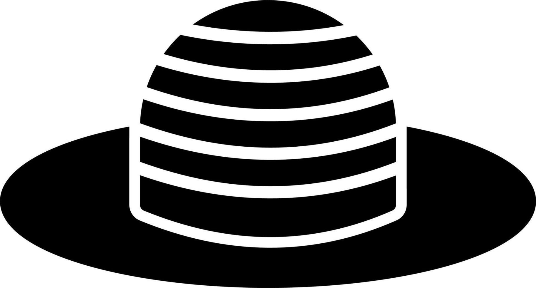 Sonne Hut Vektor Symbol