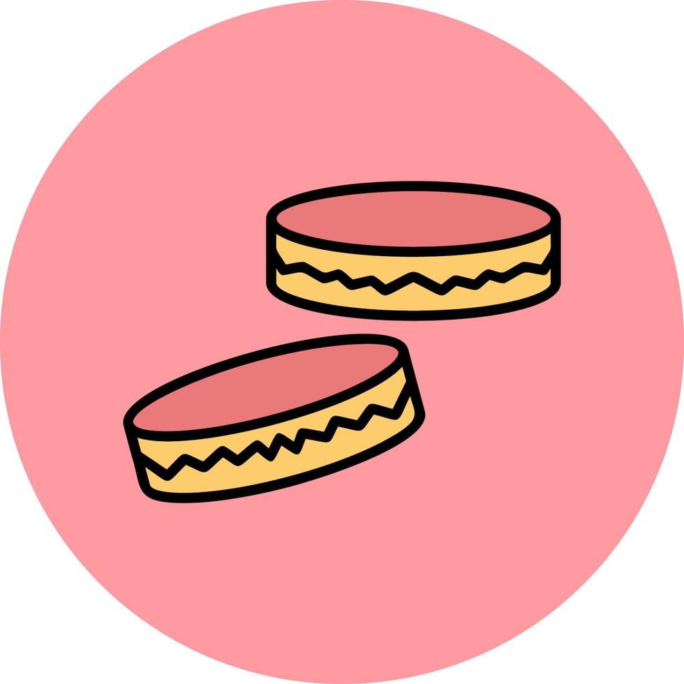 Macaron-Vektorsymbol vektor