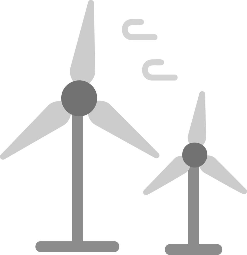 Vektorsymbol für Windkraftanlagen vektor