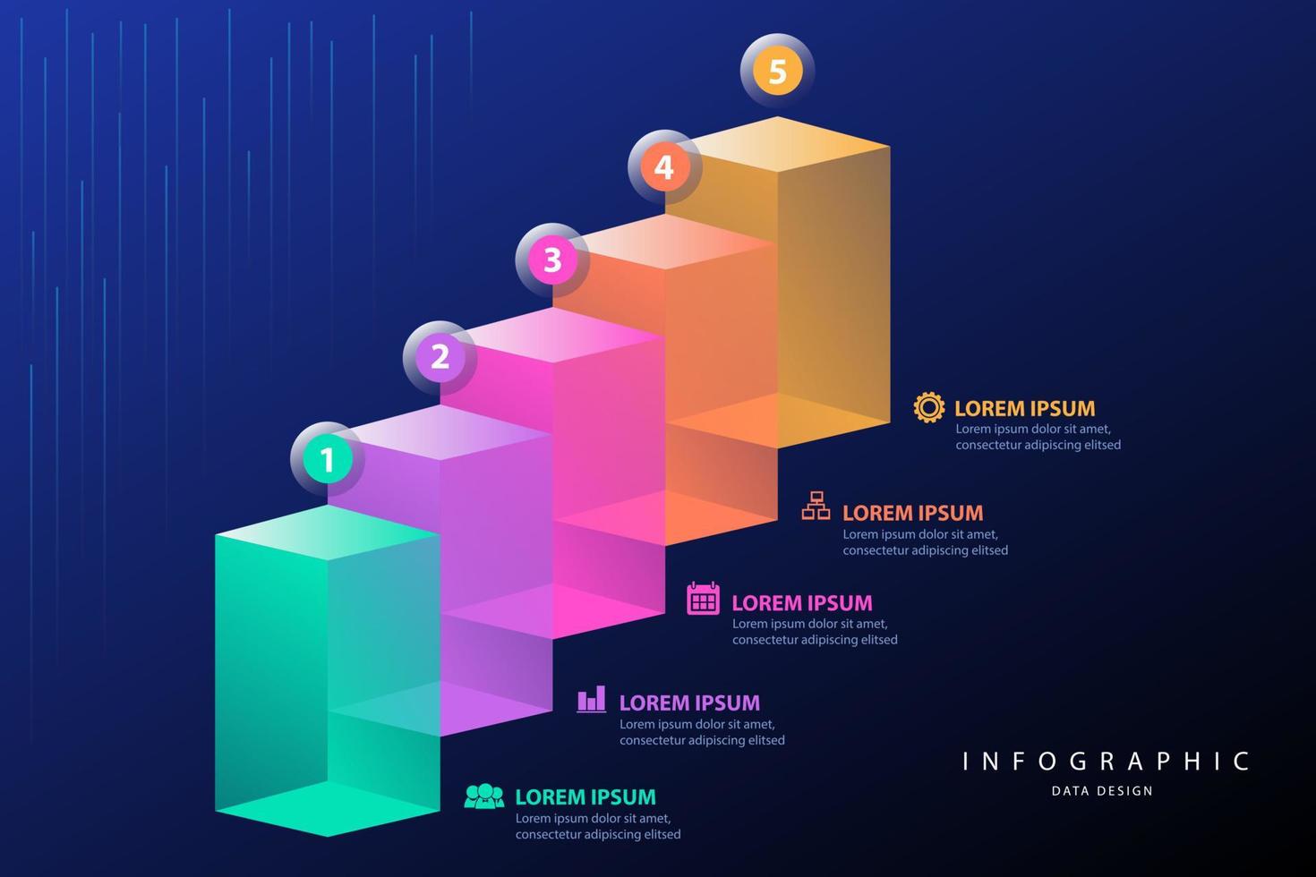 Infografik Elemente Daten Visualisierung vektor