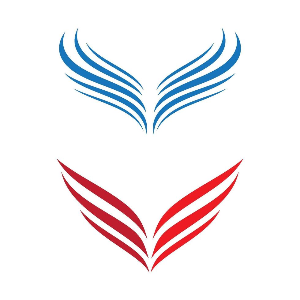 Flügel Logo Bilder vektor