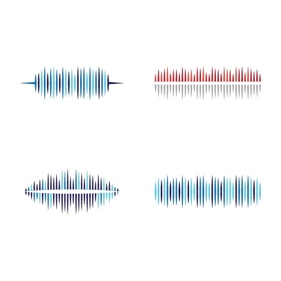 ljudvågbilder vektor